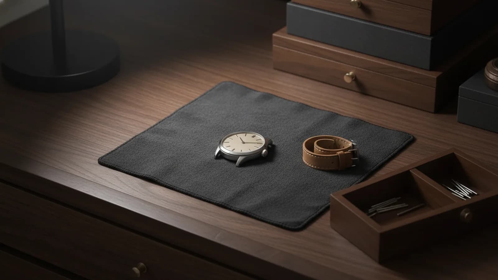 Lederband einer mechanischen Uhr wechseln