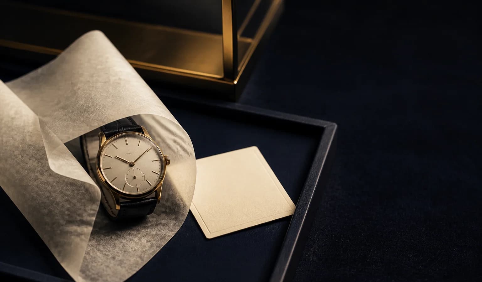 Eine vorbereitete Uhr vor dem frühen Blick in First Look