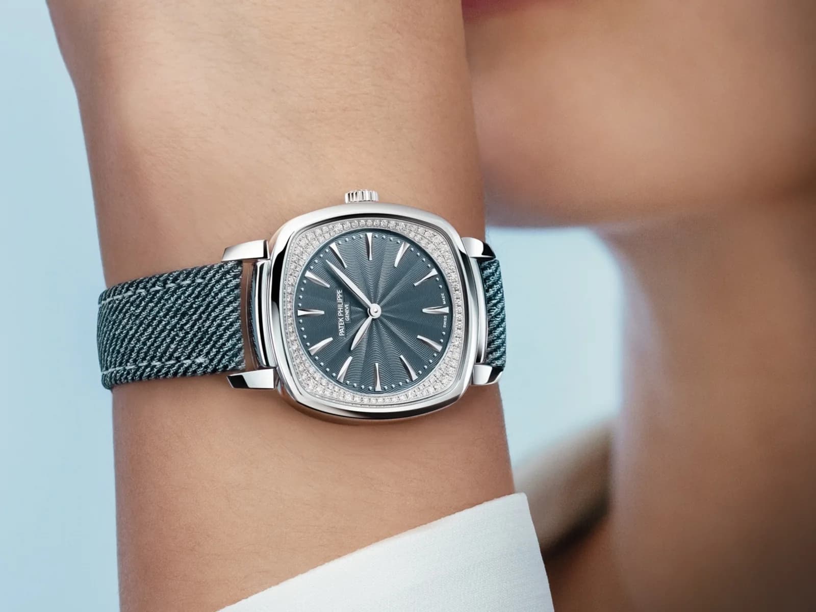 Patek Philippe Gondolo Ladies First in Bicolor am Handgelenk. Aufnahme: Watchesbysjx.